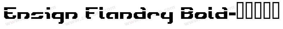 Ensign Flandry Bold字体转换